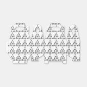 Lao-/Laos-getallen piramide Laotiaans taalscript Bedankdoosjes (Uitgevouwen)