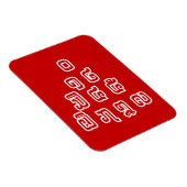 Lao-/Laos-getallen piramide Laotiaans taalscript Magneet (Rechterzijde)