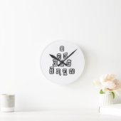 Lao-/Laos-getallen piramide Laotiaans taalscript Ronde Klok (Huis)