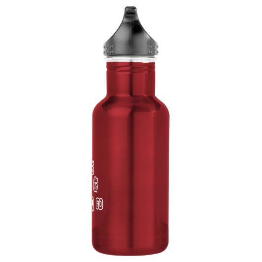 Lao-/Laos-getallen piramide Laotiaans taalscript Waterfles (Rechts)