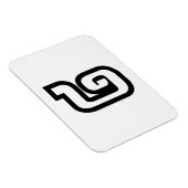 Lao / Laos Nummer Twee / 2 / ໒ (Song) Laotiaans Magneet (Rechterzijde)