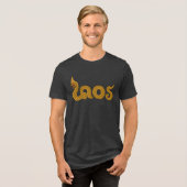 lao naga Tri-Blend shirt (Voorkant volledig)