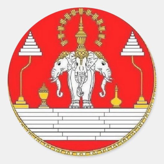 LAO OLIFANTEN STICKERS (Voorkant)