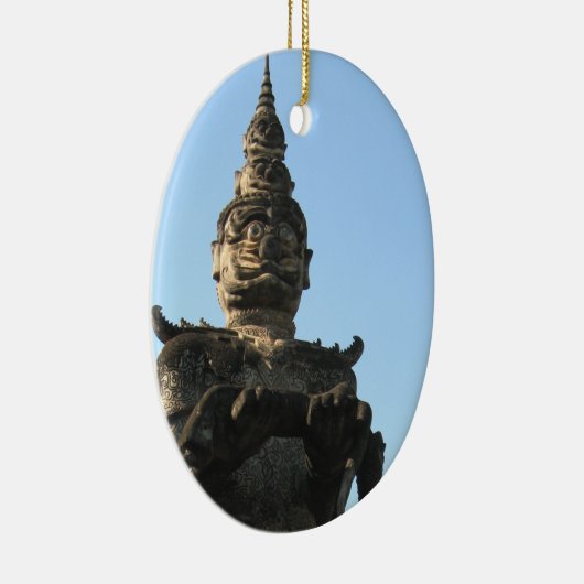 Lao Reuzenbewaker .. Buddha Park, Vientiane, Laos Keramisch Ornament (Rechts)