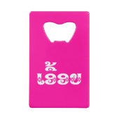 Lao Sister - ເ ອື້ ຍ / Euony - Laotian / Laos Creditkaart Flessenopener (Achterkant)