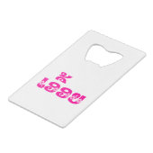 Lao Sister - ເ ອື້ ຍ / Euony - Laotian / Laos Creditkaart Flessenopener (Achterkant Gekanteld)