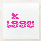 Lao Sister - ເ ອື້ ຍ / Euony - Laotian / Laos Glazen Onderzetter (Voorkant)