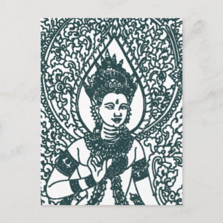 LAO - THAI - CAMBODIA BUDDHIST ANGEL GOD BRIEFKAART