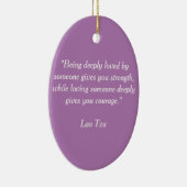 Lao Tzu bord Keramisch Ornament (Rechts)