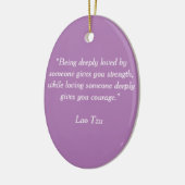 Lao Tzu bord Keramisch Ornament (Links)