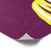 Lao Tzu citeert: Bekijk uw gedachten Poster (Hoek)