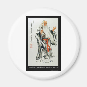 Lao Tzu Grote Liefde/Moederlijke Citaat Cadeaus T- Magneet