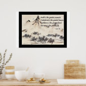 Lao Tzu Health Quote Poster (Keuken)