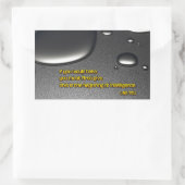 Lao Tzu Inspirerend quote "Intelligence" Rechthoekige Sticker (Tas)