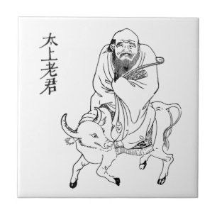 Lao Tzu Ming dynasty chinese schilderijen Tegeltje