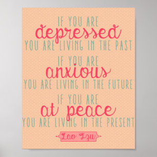 Lao Tzu - Motivatie prijsopgave - 8 x 10 inch Poster