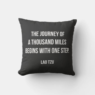 Lao Tzu motivational quote. Kussen