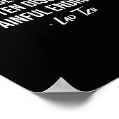 Lao Tzu New Beginnings Quote Poster (Hoek)