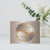 Lao Tzu Peace Briefkaart (Staand voorkant)