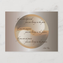 Lao Tzu Peace Briefkaart
