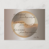 Lao Tzu Peace Briefkaart (Voorkant)