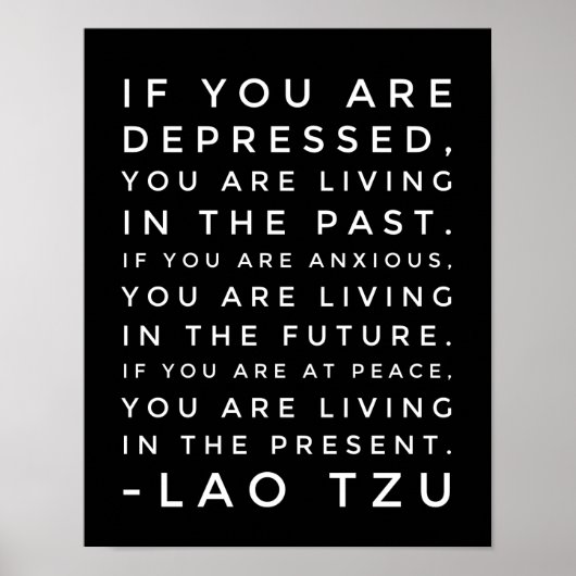 Lao Tzu Philosophy Poster (Voorkant)