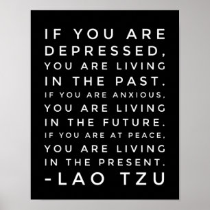 Lao Tzu Philosophy Quote Poster