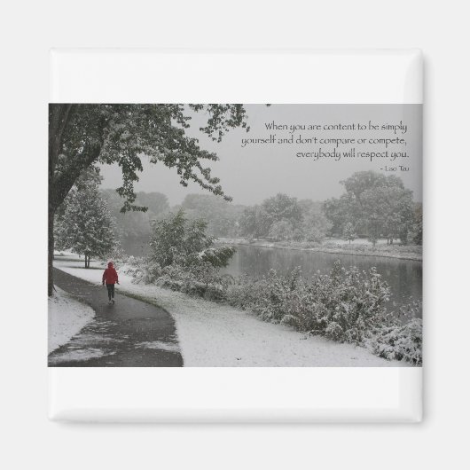 Lao Tzu Quote II Magneet (Voorkant)