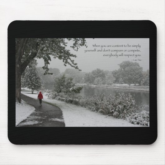 Lao Tzu Quote II Muismat (Voorkant)