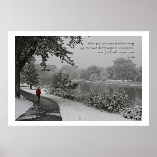 Lao Tzu Quote II Poster (Voorkant)