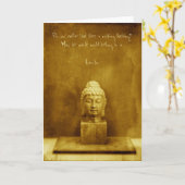 Lao Tzu Quote Kaart (Gele Bloem)