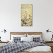 Lao-tzu rijdt met zijn ox, Chinees, Ming Dynasty Canvas Afdruk (Insitu (Slaapkamer))