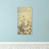 Lao-tzu rijdt met zijn ox, Chinees, Ming Dynasty Canvas Afdruk (Insitu (Houten vloer))