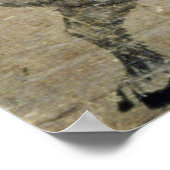 Lao-tzu rijdt met zijn ox, Chinees, Ming Dynasty Poster (Hoek)