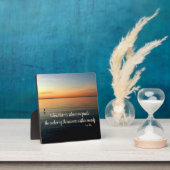 Lao Tzu Silence Quote en Beach Sunrise Fotoplaat (Insitu)