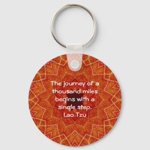 Lao Tzu Wisdom Motivatie Citaat Gezegde Sleutelhanger