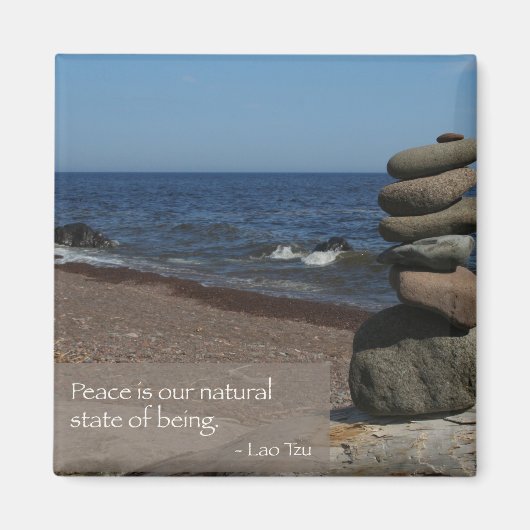 Lao Tzu Woorden van Wijsheid Magneet (Voorkant)