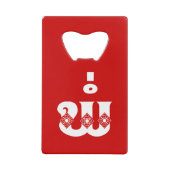 Lao Vader - ພໍ່ / Pa - Laotiaans / Laos-taal Creditkaart Flessenopener (Voorkant)