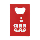 Lao Vader - ພໍ່ / Pa - Laotiaans / Laos-taal Creditkaart Flessenopener (Achterkant)