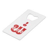 Lao Vader - ພໍ່ / Pa - Laotiaans / Laos-taal Creditkaart Flessenopener (Voorkant Gekanteld)