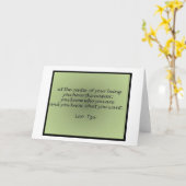 Lao Wenskaart van het Citaat Tzu Kaart (Gele Bloem)