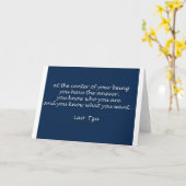 Lao Wenskaart van het Citaat Tzu Kaart (Gele Bloem)