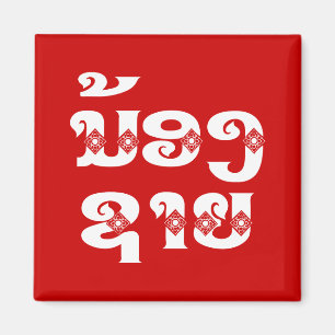 Lao (Young) Brother - ນ້ ອ າ ຍ/Nong Sai - Laos Magneet