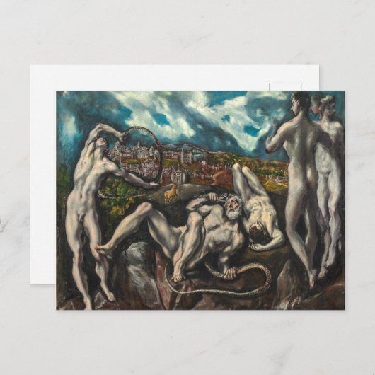 Laocoö n | El Greco | Briefkaart (Voorkant / Achterkant)