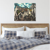 Laocoön | El Greco | Canvas Afdruk (Insitu (Slaapkamer))