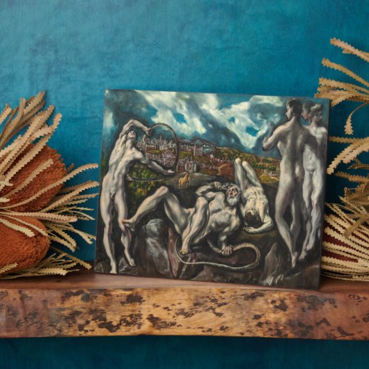 Laocoö n | El Greco | Fotoplaat (Zijkant)