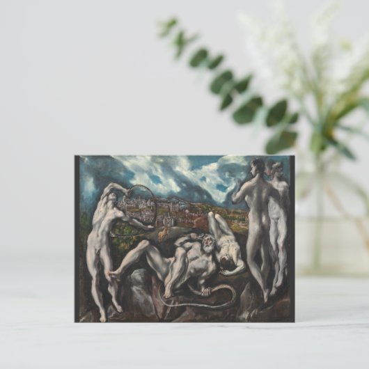 Laocoon door El Greco Briefkaart (Staand voorkant)