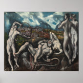 Laocoon door El Greco Poster (Voorkant)