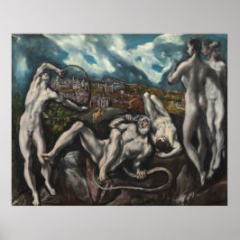 Laocoon door El Greco Poster