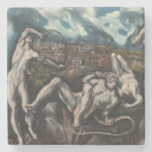 Laocoon door El Greco Stenen Onderzetter (Voorkant)